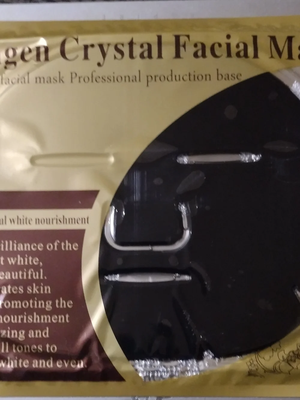 5 Collagen Crystal Facial Masks - Black Sheet Lot